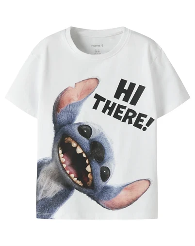 Name it - NMMJylle Stitch T-shirt - Bright White